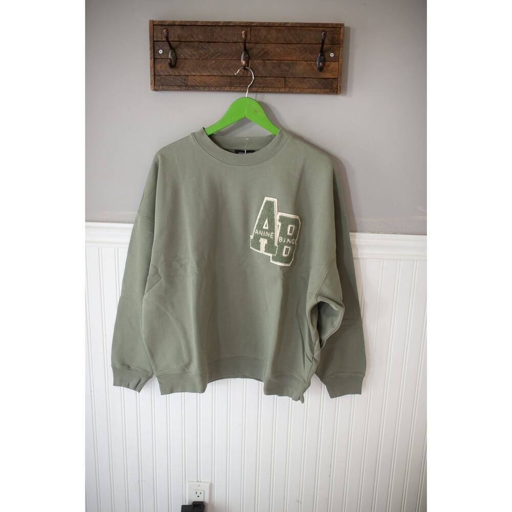 Anine Bing Miles Sweatshirt Medium NEW - Picture 3 of 5